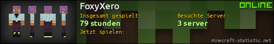 Benutzerleisten 560x90 für FoxyXero