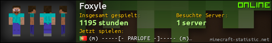 Benutzerleisten 560x90 für Foxyle