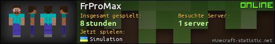 Benutzerleisten 560x90 für FrProMax