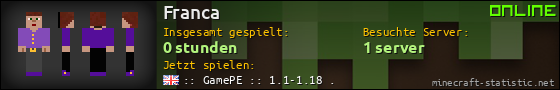 Benutzerleisten 560x90 für Franca