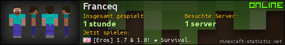Benutzerleisten 560x90 für Franceq