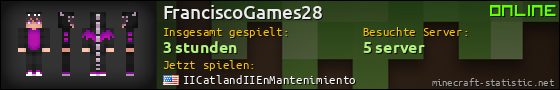 Benutzerleisten 560x90 für FranciscoGames28