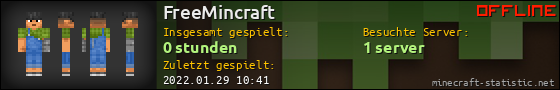 Benutzerleisten 560x90 für FreeMincraft