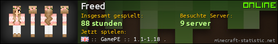 Benutzerleisten 560x90 für Freed