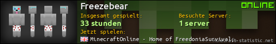 Benutzerleisten 560x90 für Freezebear