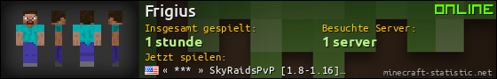 Benutzerleisten 560x90 für Frigius