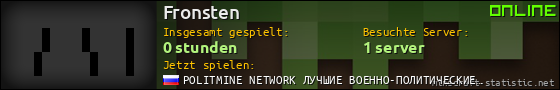 Benutzerleisten 560x90 für Fronsten