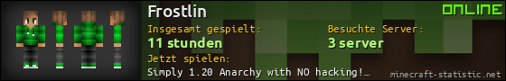 Benutzerleisten 560x90 für Frostlin
