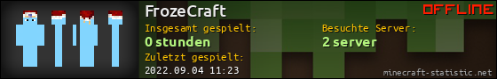 Benutzerleisten 560x90 für FrozeCraft