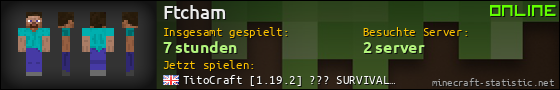 Benutzerleisten 560x90 für Ftcham