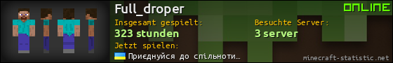 Benutzerleisten 560x90 für Full_droper