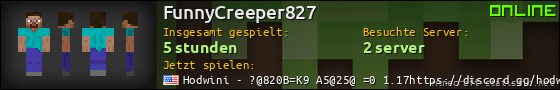 Benutzerleisten 560x90 für FunnyCreeper827