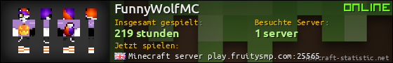 Benutzerleisten 560x90 für FunnyWolfMC