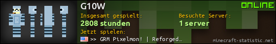 Benutzerleisten 560x90 für G10W