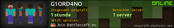 Benutzerleisten 560x90 für G1ORD4NO