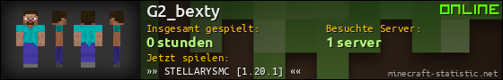 Benutzerleisten 560x90 für G2_bexty