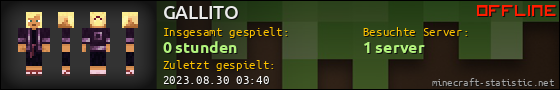Benutzerleisten 560x90 für GALLITO
