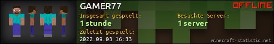 Benutzerleisten 560x90 für GAMER77