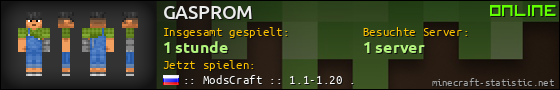 Benutzerleisten 560x90 für GASPROM
