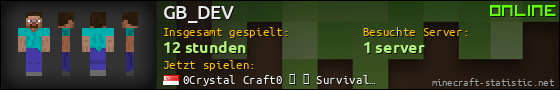 Benutzerleisten 560x90 für GB_DEV