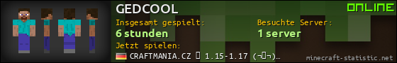 Benutzerleisten 560x90 für GEDCOOL