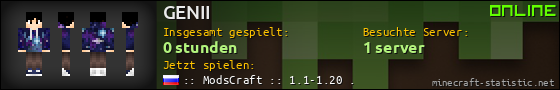 Benutzerleisten 560x90 für GENII