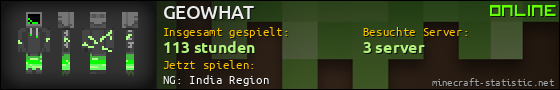 Benutzerleisten 560x90 für GEOWHAT