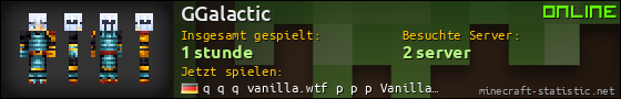 Benutzerleisten 560x90 für GGalactic