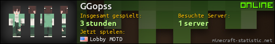 Benutzerleisten 560x90 für GGopss