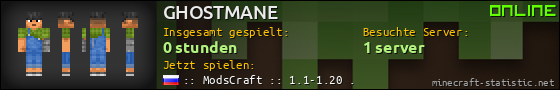 Benutzerleisten 560x90 für GHOSTMANE