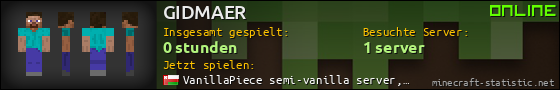 Benutzerleisten 560x90 für GIDMAER