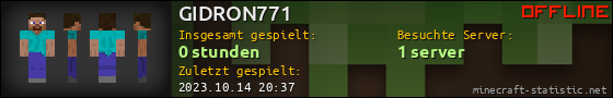 Benutzerleisten 560x90 für GIDRON771