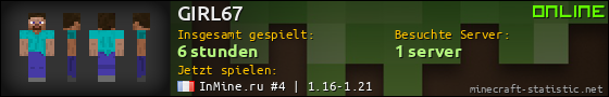 Benutzerleisten 560x90 für GIRL67