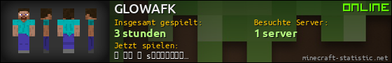 Benutzerleisten 560x90 für GLOWAFK