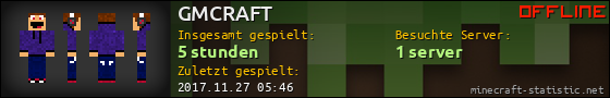 Benutzerleisten 560x90 für GMCRAFT