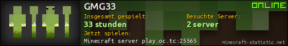 Benutzerleisten 560x90 für GMG33