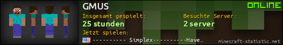 Benutzerleisten 560x90 für GMUS