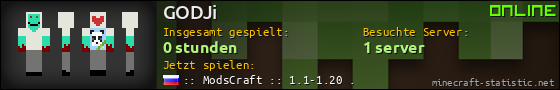 Benutzerleisten 560x90 für GODJi