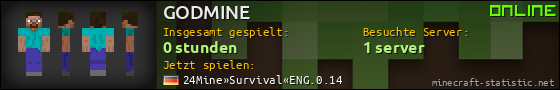 Benutzerleisten 560x90 für GODMINE