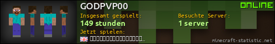 Benutzerleisten 560x90 für GODPVP00