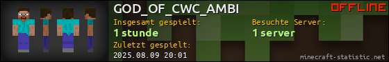 Benutzerleisten 560x90 für GOD_OF_CWC_AMBI