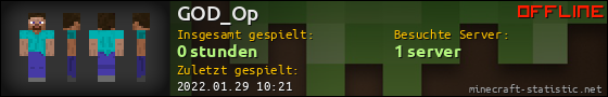 Benutzerleisten 560x90 für GOD_Op