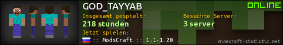 Benutzerleisten 560x90 für GOD_TAYYAB