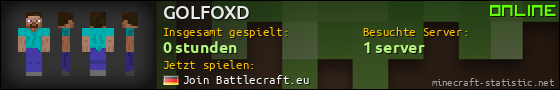 Benutzerleisten 560x90 für GOLFOXD