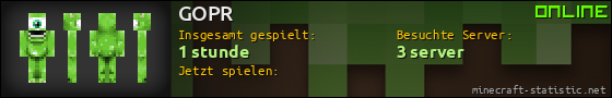 Benutzerleisten 560x90 für GOPR