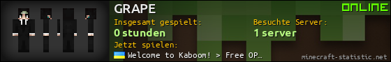 Benutzerleisten 560x90 für GRAPE