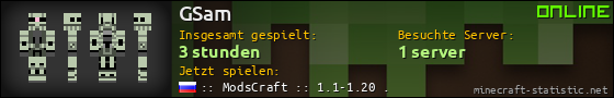 Benutzerleisten 560x90 für GSam