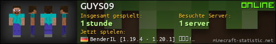 Benutzerleisten 560x90 für GUYS09