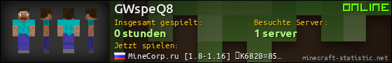 Benutzerleisten 560x90 für GWspeQ8