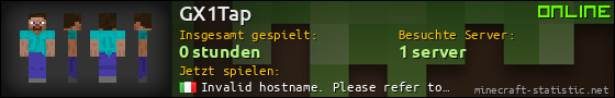Benutzerleisten 560x90 für GX1Tap